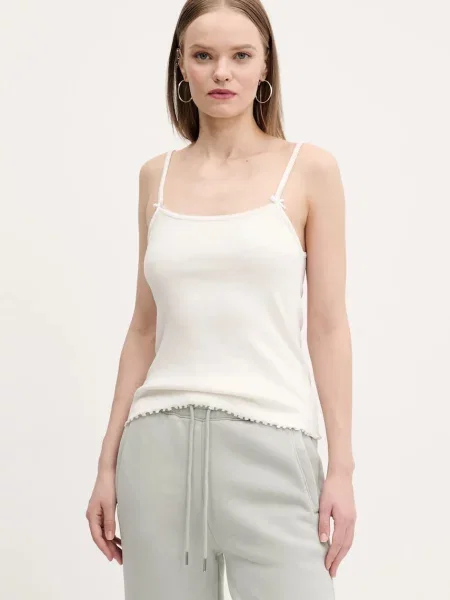 Τοπ Tommy Jeans μπεζ