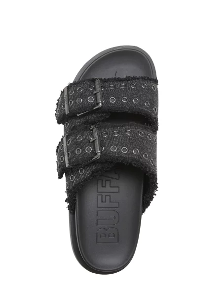 BUFFALO Šľapky Raya Ari denim čierny