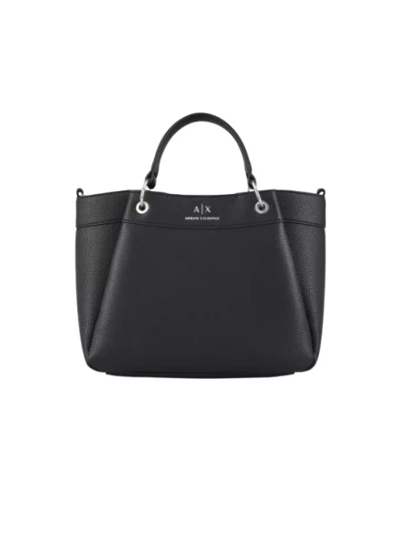 Torebka Armani Exchange skórzana czarna