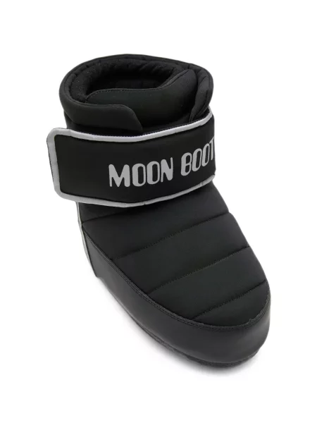 Botine Moon Boot cu bretele negru