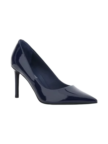 Czółenka Jeffrey Campbell skórzana niebieska