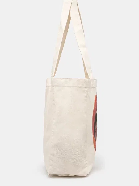 Сумка Fiorucci с принтом бежевая