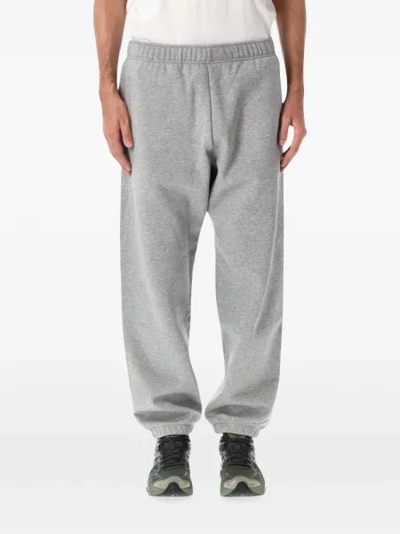 Pantaloni Carhartt Wip alergare cu autograf gri