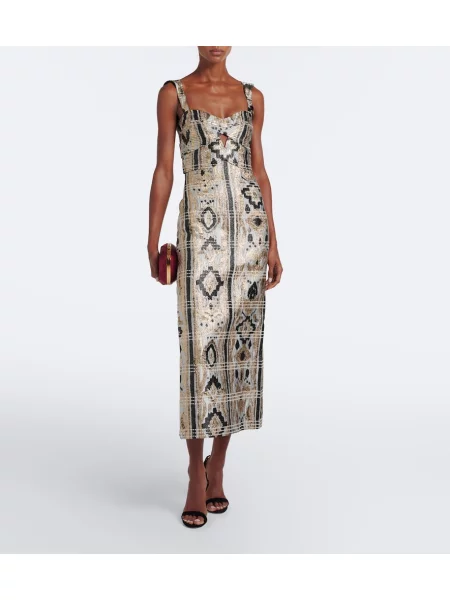 Rochie maxi Johanna Ortiz din jacard