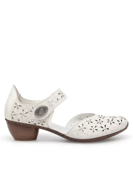 Półbuty Rieker białe