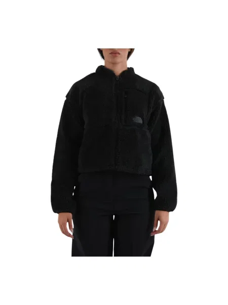 Bluza rozpinana The North Face z logo w miejskim stylu czarna