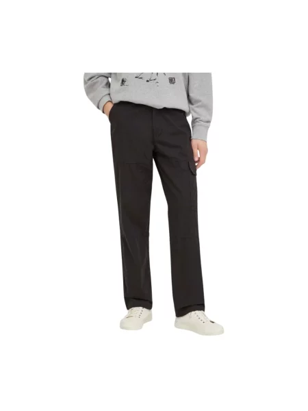 Spodnie cargo Levi's z naszywanymi kieszeniami czarne