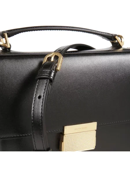 Torebka skórzana Golden Goose skórzana czarna