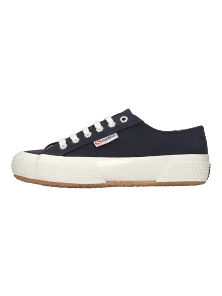 Sneakersy Superga zamszowe niebieskie