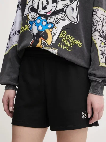 Kratke hlače HUGO črna