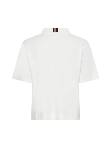 Koszulka polo Tommy Hilfiger z logo biała
