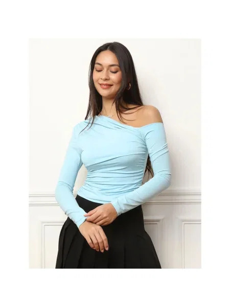 Top La Modeuse albastru