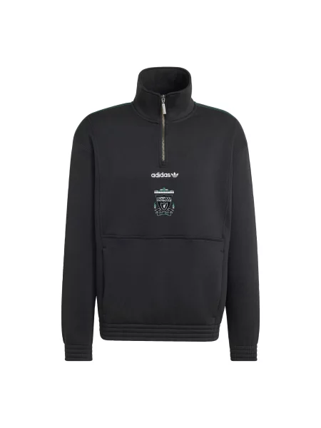 ADIDAS PERFORMANCE Mikina Liverpool FC EQT černá bílá