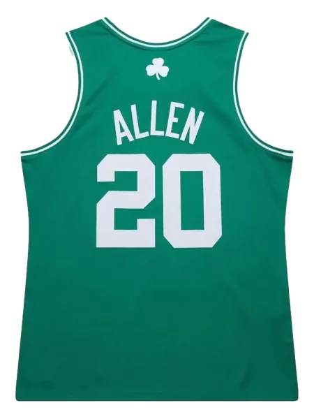Cămașă Mitchell & Ness din jerseu verde