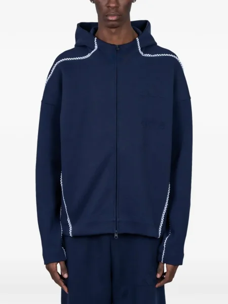 Tricou Adidas cu dungi din dantelă alb