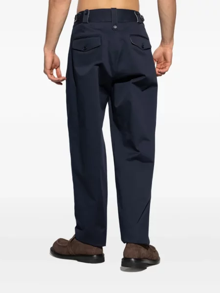 Pantaloni Dolce & Gabbana plisate albastru