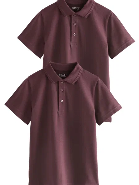 Next Tricou burgundy roșu