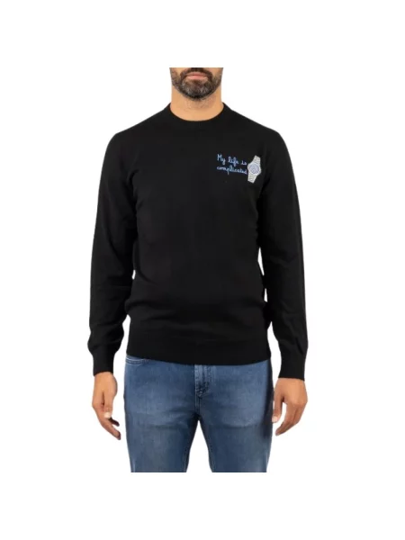 Sweter Saint Barth wełniany czarny