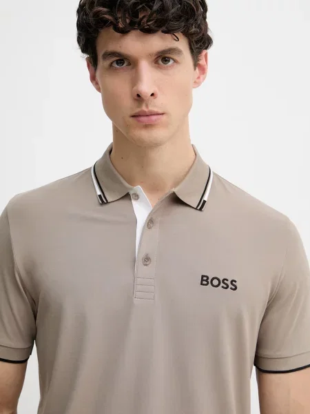 BOSS Green поло Paddy Pro зелене