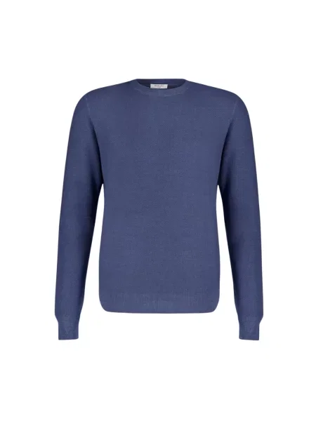 Sweter Boglioli elegancki niebieski