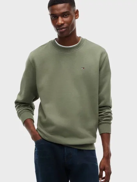 Світшот Tommy Jeans зелений