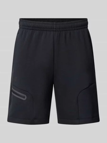 Spodenki treningowe Under Armour Unstoppable Fleece black/black czarne
