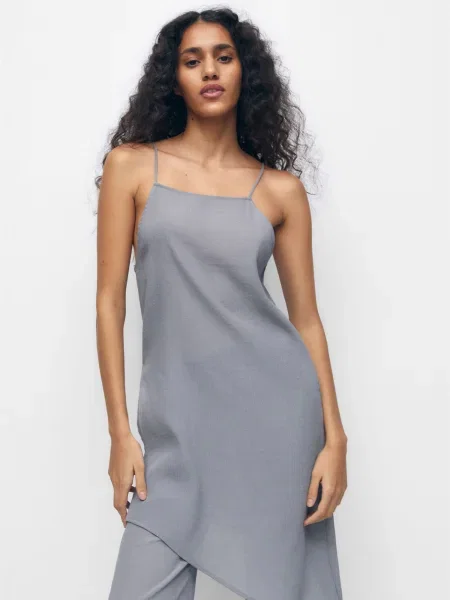 Pull&Bear Rochie de vară gri