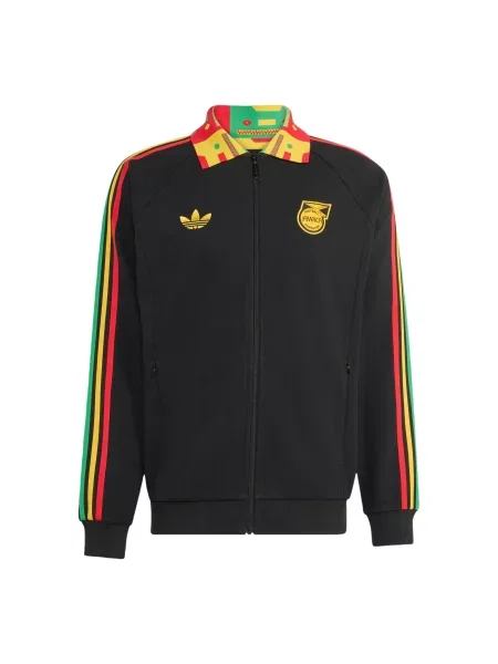 ADIDAS PERFORMANCE Sportski gornji dio trenirke Jamaika x Bob Marley Anthem zlatno žuta / zelena / crvena crna