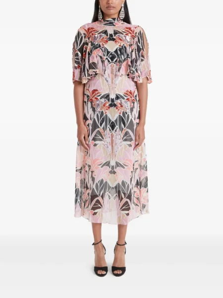Rochie midi Temperley London roz