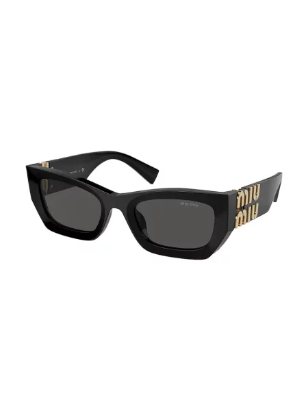Ochelari de soare Miu Miu Eyewear cu autograf negru