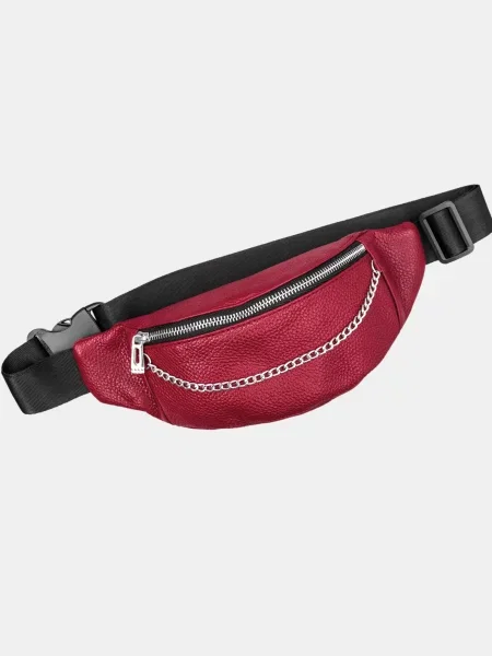 Famk Поясна сумка Шкіра червоний