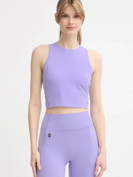 On crop top Studio vijolična