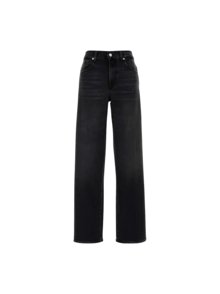 Proste jeansy 7 For All Mankind czarne