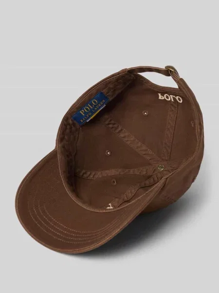 Polo Ralph Lauren czapka z daszkiem z aplikacją brązowy