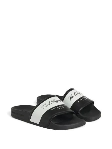 Papuci Karl Lagerfeld cu imagine negru