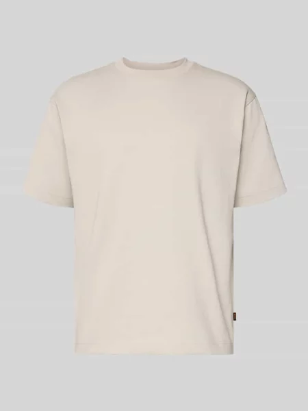 T-shirt o kroju regular fit z mieszanki bawełny model ‘TEETIM’ Boss Orange