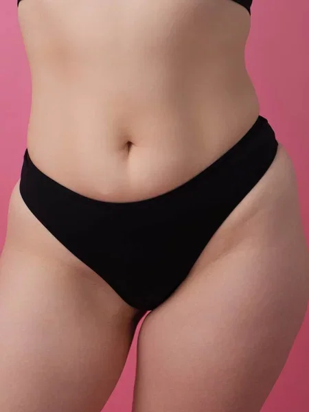 Трусики стринг чорні