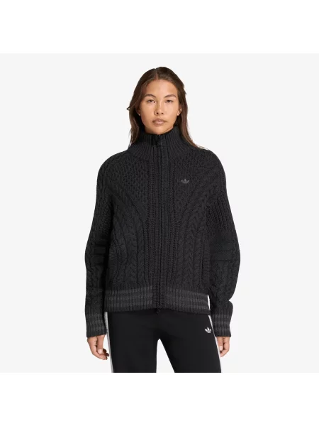 Плетен бягане топ Adidas Originals черно
