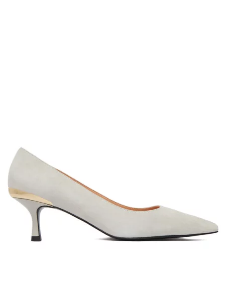 Pantofi pumps LOVE MOSCHINO gri