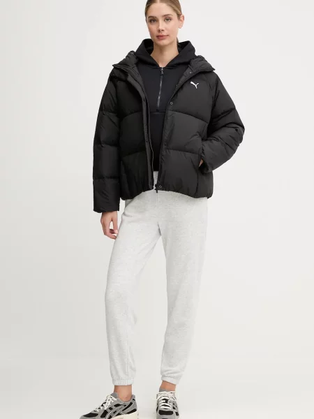 Пухова куртка Puma зимова чорний