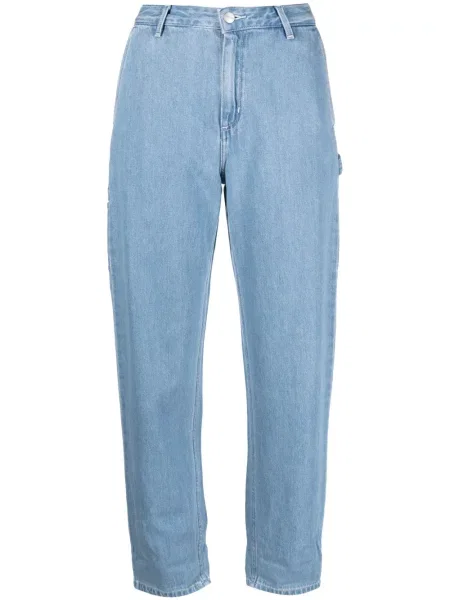 Zwężane dżinsy Carhartt Wip zwężany niebieski