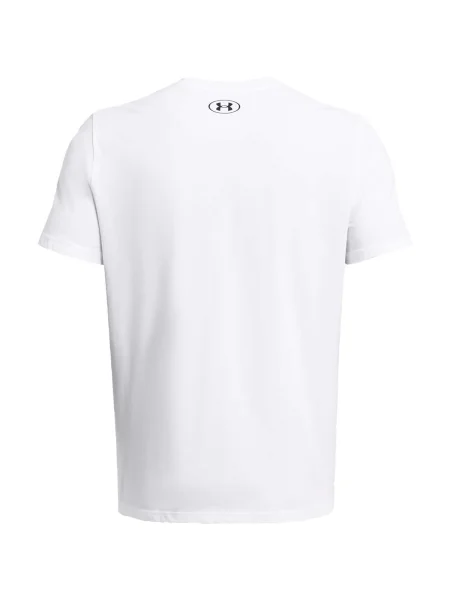 Pánske tréningové tričko Under Armour GL Foundation Update white/mod gray/black biela