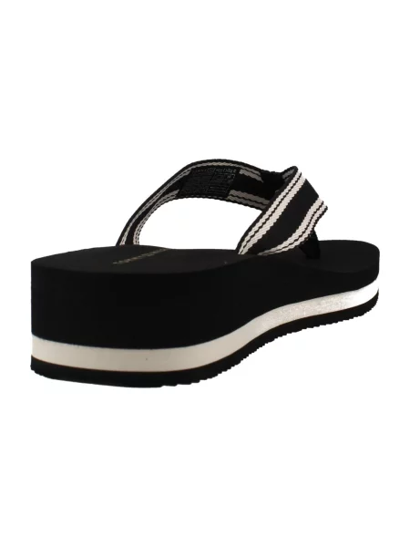 Papuci Tommy Hilfiger cu imagine negru