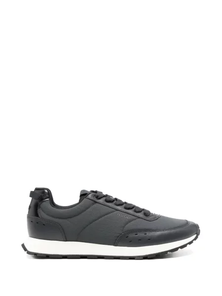 Sneakerși Boss matlasate albastru