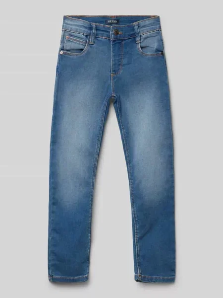 Jeansy o kroju regular fit z 5 Blue Seven niebieskie