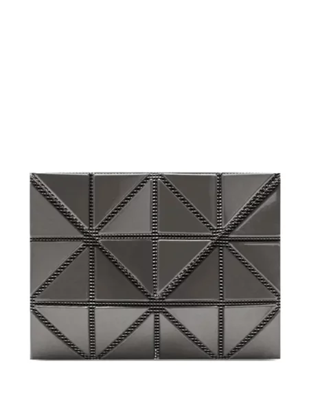 Portofel Bao Bao Issey Miyake cu imprimeu geometric gri