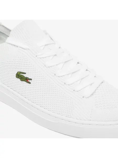 Lacoste Skórzane Sneakersy La Piquée białe