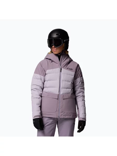 Geacă de schi pentru femei Columbia Glacier Ridge Down shale purple/lavender pearl violet