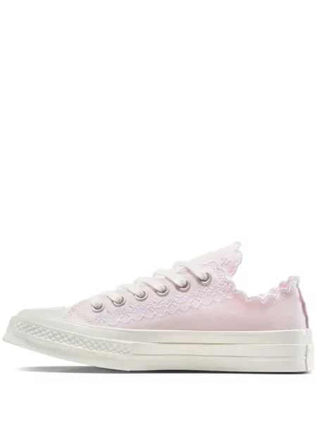 Sneakerși Converse Chuck 70 cu broderie cu platformă alergare alb