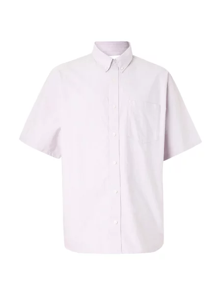 Carhartt WIP Košile Braxton pudrová fialová